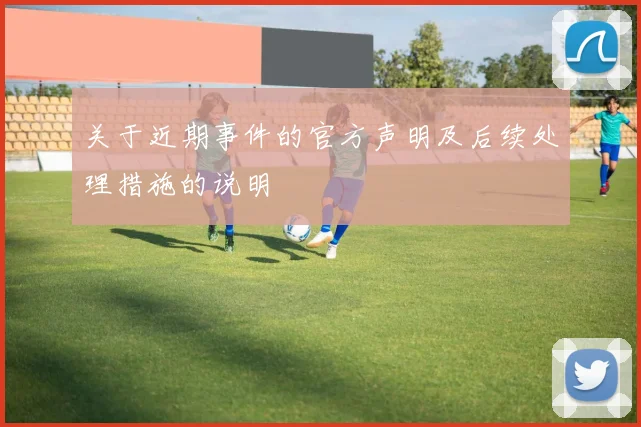 关于近期事件的官方声明及后续处理措施的说明
